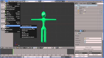 Blender Tutorial Linking a Carnegie Mellon University Motion Capture File to a Stick Man Skin