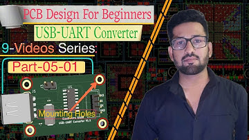 An Intro to KiCad 7 - Part 5.1 : How to Add Mounting Holes in KiCad #pcb #pcbuild #electronics