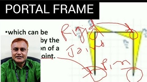 Main objective of portal frame, function of hinge in portal framework #cstechguruji