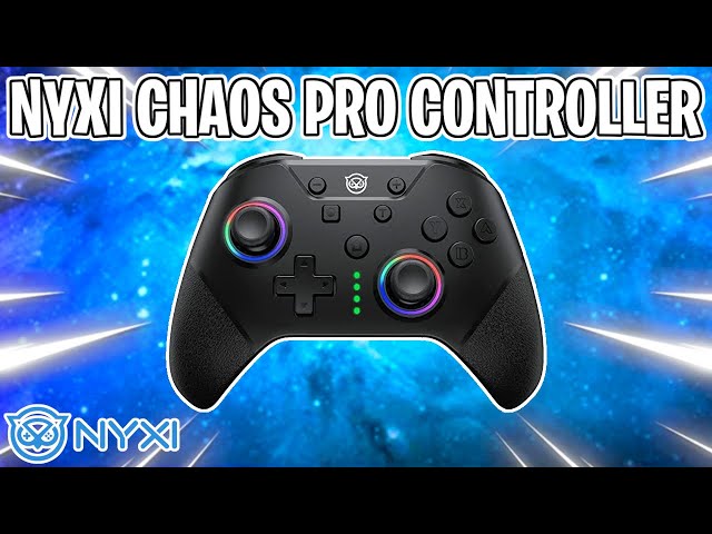  NYXI Chaos swith controller with Hall Joystick, switch pro  controller wireless for Nintendo Switch/Lite/OLED, Hall Effect Controller  with RGB Light, Programmable, Turbo, Vibration, Wake Up : Video Games