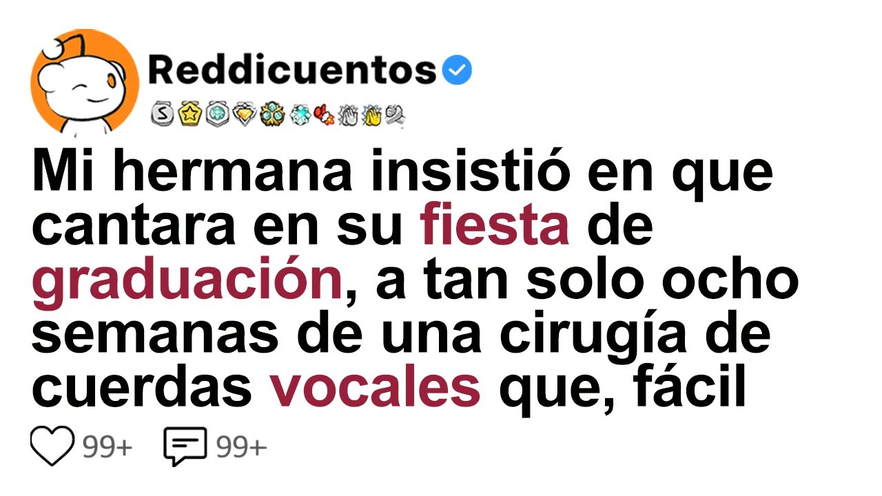 Mi Hermana Insistió En Que Cantara En Su Fiesta De Graduación, A Tan Solo Ocho Semanas De Una...