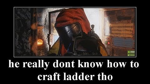 3 Rust players try to make a ladder hatch