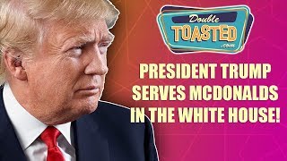 PRESIDENT TRUMP SERVES MCDONALDS IN THE WHITE HOUSE - YES, IT LOOKS BAD