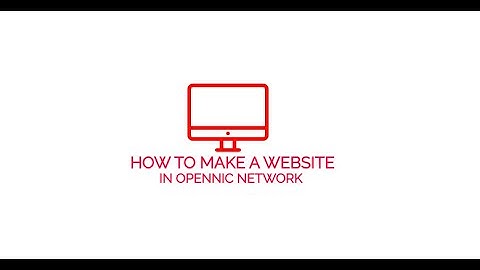 How to make a website in OpenNIC network