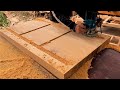 Ingenious Techniques Woodworking Workers || Inspired Art Woodworking Curved Wooden Furniture