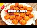 Paneer nuggets recipe  crispy paneer bites  tasty appetite