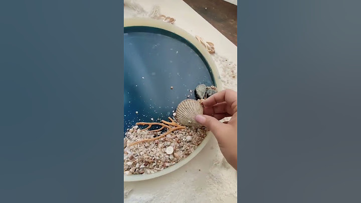 DIY Beach Tray #craftideas #craft #handmade #ocean #resin