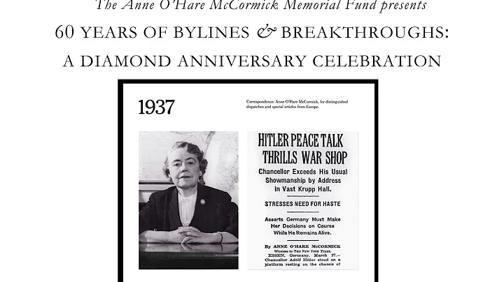 60 Years of Bylines & Breakthroughs: A Panel & Party