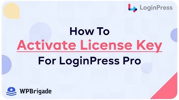 How To Activate License Key For LoginPress Pro - LoginPress