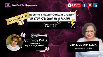 🚀Master Content Creation: AI Storytelling in a Flash with Yarnit⚡