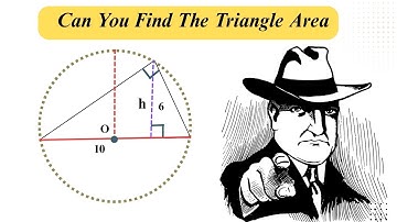 A Nice PUTNAM Competition Exam Question l Can you Solve this l Find The Triangle Area