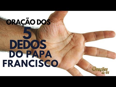 Oração dos 5 dedos - Papa Francisco