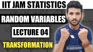 Transformation of Random Variables | Mathematical Statistics