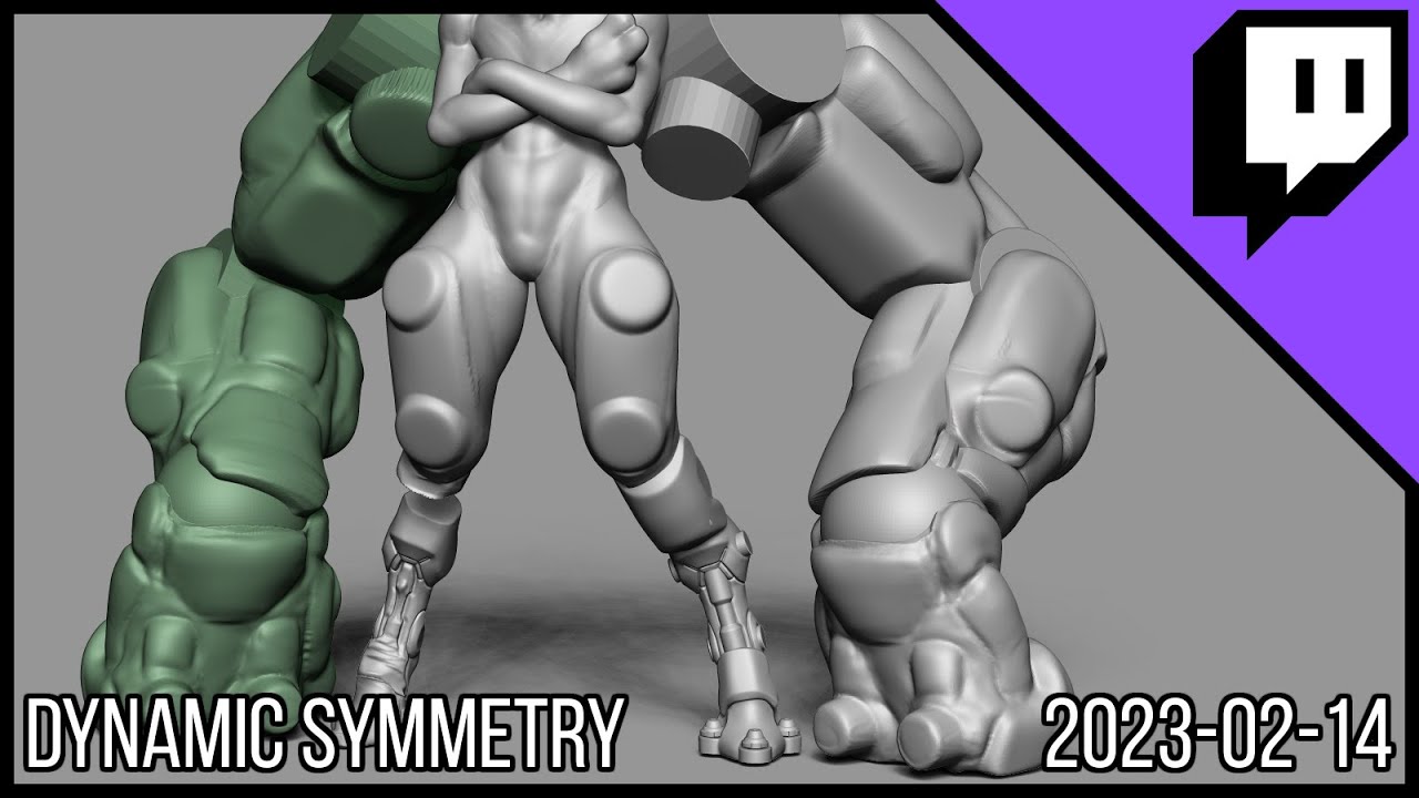 3D Character Sculpting - Marco Plouffe's Twitch Stream of 2023-02-14 ...