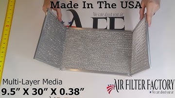 Replacement 368815 Range Hood Aluminum Mesh Grease Filter Premium Filter by Air Filter Factory®