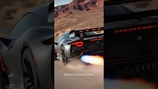 Supercar accelerating in the Grand Canyon, USA. #car #supersport #BYD #Yangwang U9 Xtreme #shorts
