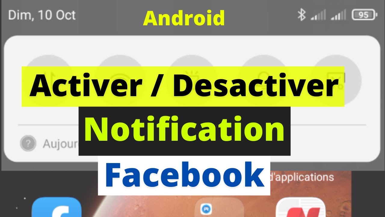 Activer / desactiver notification facebook sur android