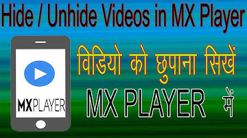 how to hide video in mx player . how to protect video in mxplayer