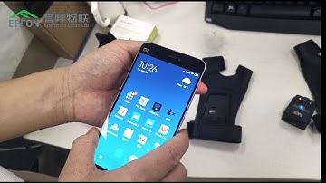 NFC Connection for Glove Barcode Scanner