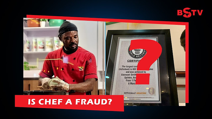 Chef Smith deceives Ghanaians? - Full Story