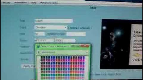 how to do flashing text on lunapic.com