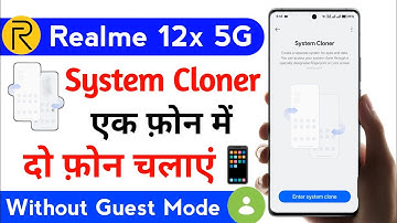 realme 12x turn system cloner setting | realme 12x system cloner on kaise kare | realme