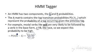 Hidden Markov Model Tagger 1