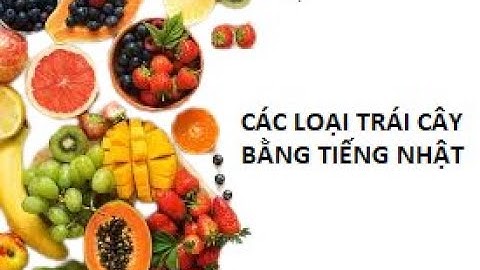Từ Vựng Trái Cây Bằng Tiếng Nhật - 果物