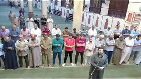 صلاة العشاء اليوم الاحد29/9/2019بمسجد الفاروق بشربين آواخر سورة العنكبوت