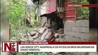 LGU-Digos City, nagpadala og ayuda sa mga nalinogan sa Davao Oriental