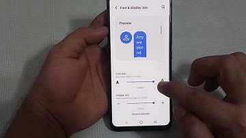 font size setting IQOO 9 Pro, how to change font size in IQOO 9 Pro