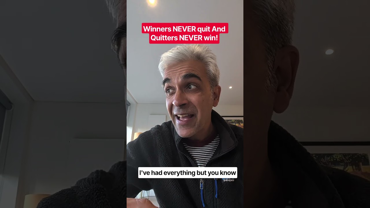 Winners NEVER Quit and Quitters NEVER Win!