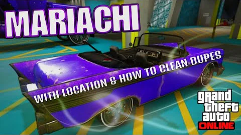 **MOD MARIACHI**WITH LOCATION**AND**HOW TO CLEAN**DIRTY DUPES**GTA 5 ONLINE