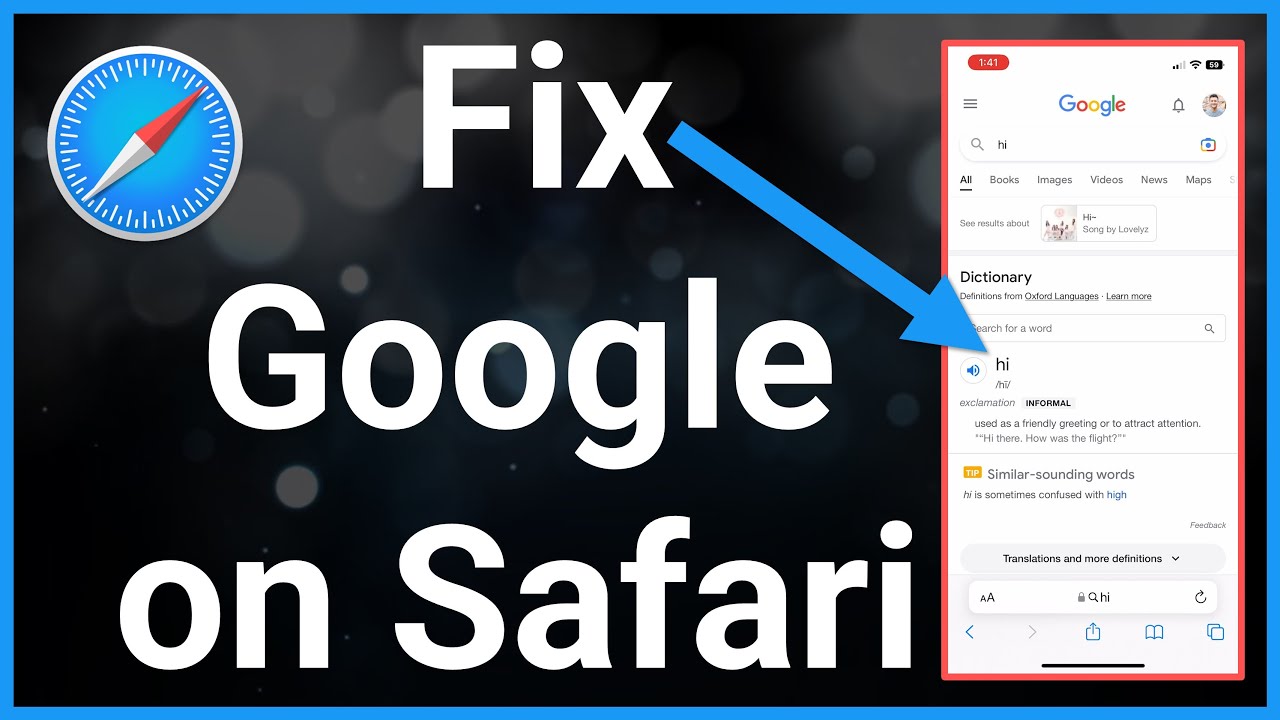 safari google problem