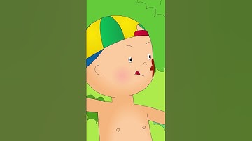 Caillou Has a Food Fight 🍅 | Caillou | Shorts for Kids | WildBrain Bites #shorts