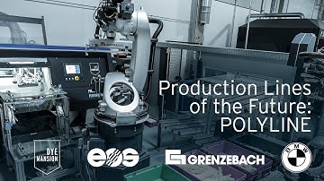 Automated AM Production Line for Polymer Parts at BMW x DyeMansion, EOS & Grenzebach