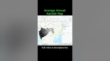 Average Annual Rainfall Map #shortsvideo