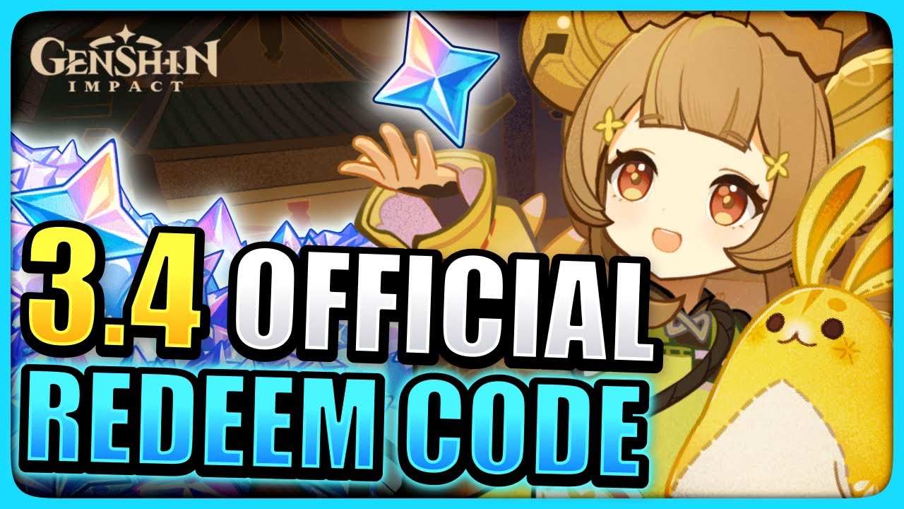 NEW 3.4 OFFICIAL REDEEM CODE! CLAIM NOW! (FREE 60 PRIMOGEMS!) Genshin Impact  Alhaitham Dehya Mika 