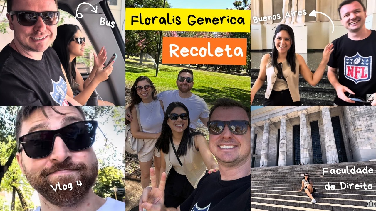 Nosso primeiro dia em Buenos Aires continua | Recoleta e Floralis 🌸