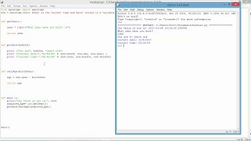 Modular Programming in Python