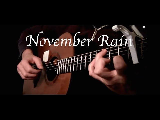 Kelly Valleau - November Rain (Guns N' Roses) - Fingerstyle Guitar class=