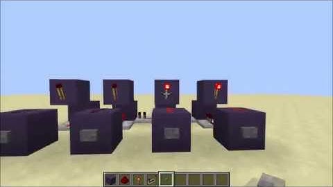 Minecraft 1.12.2 compact RS NOR Latch array: advanced redstone tutorial