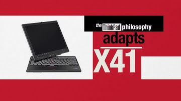 Adapting Our Design Philosophy To New Challenges ThinkPad X41 (2004)