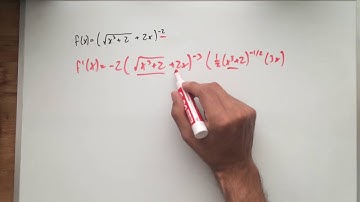 Finding Derivative Using Chain Rule Multiple Times