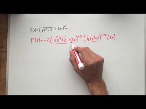 Finding Derivative Using Chain Rule Multiple Times