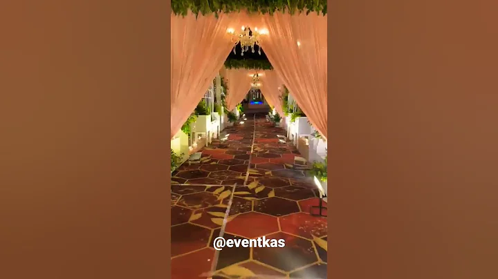 Nature☘️💚 Touch Wedding💕  Passage Decor @eventkas_official#wedding #viral #nature #shadi #shorts #short