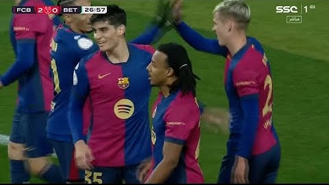 ملخص مباراة برشلونة 1 - 5 ريال بيتيس | كأسملك إسبانيا دور ال16