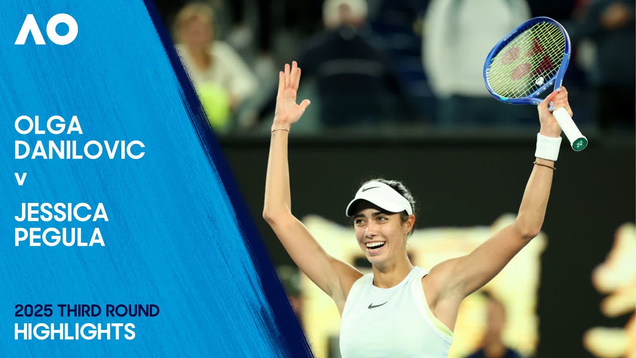 Olga Danilovic v Jessica Pegula Highlights | Australian Open 2025