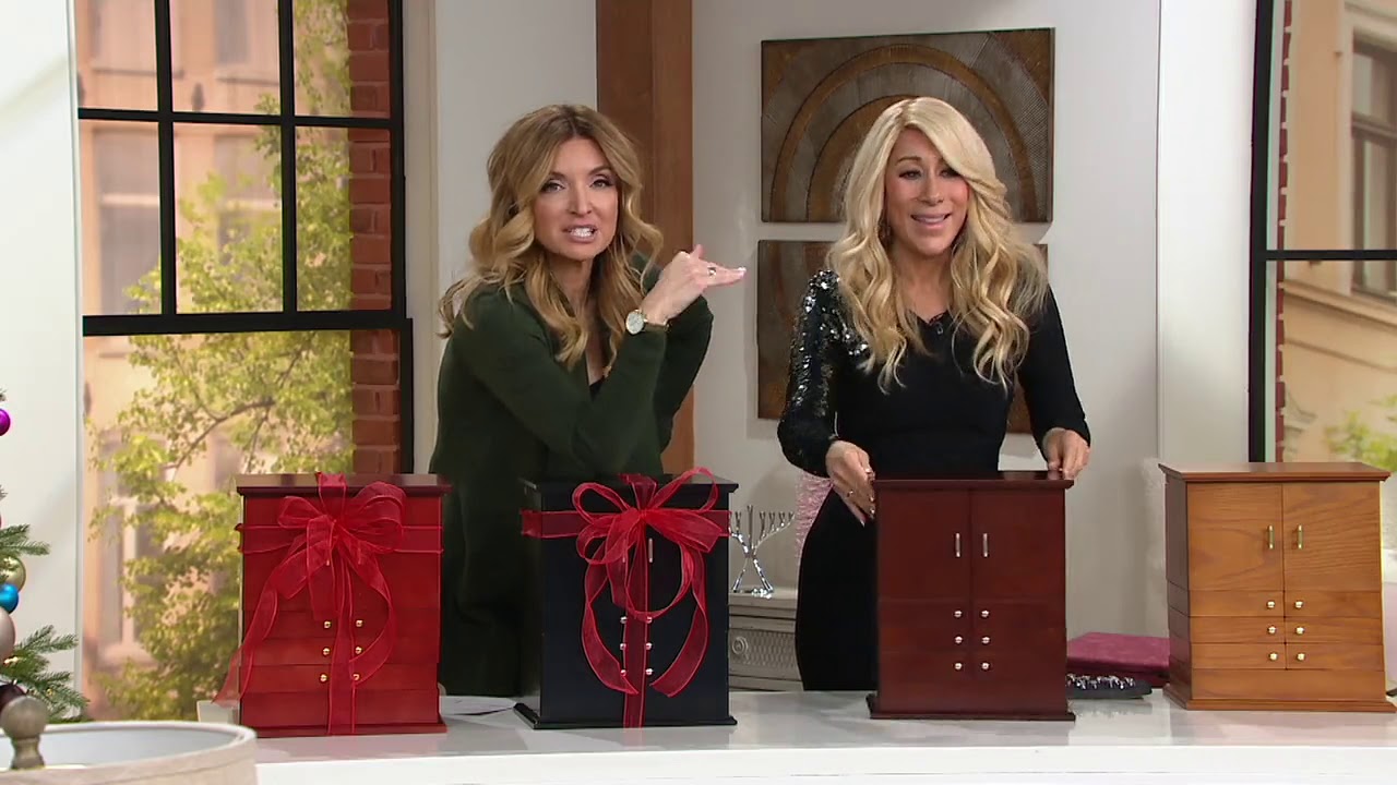Luxury Silver Safekeeper Deluxe Jewelry Box by Lori Greiner on QVC - YouTube