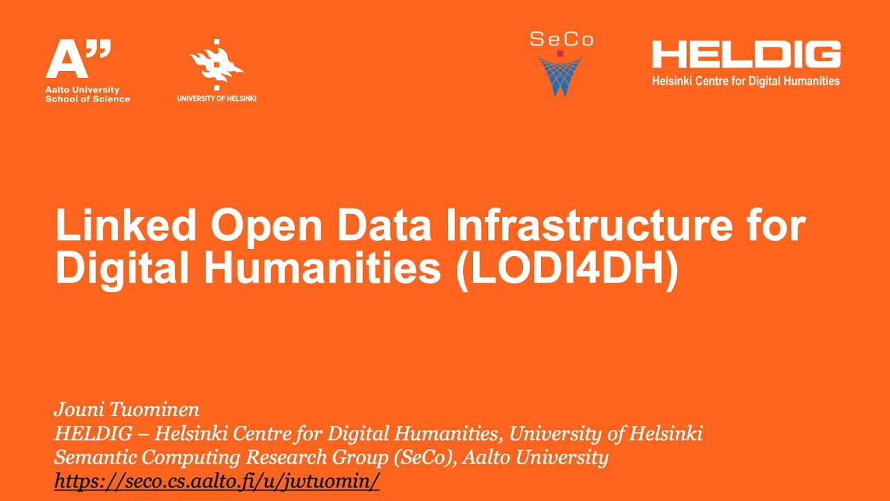 Linked Open Data Infrastructure for Digital Humanities (LODI4DH) - YouTube